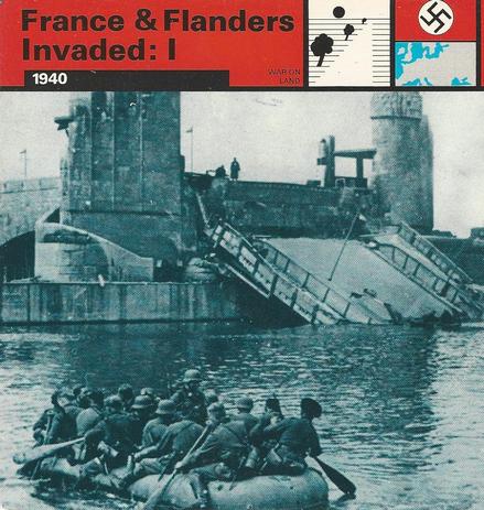 1977 Edito-Service World War II - Deck 10 #13-036-10-04 France & Flanders Invaded: I Front