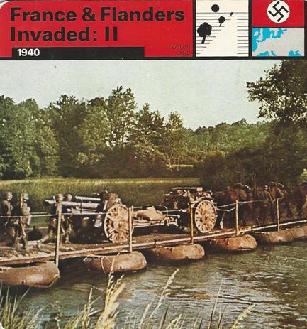 1977 Edito-Service World War II - Deck 10 #13-036-10-05 France & Flanders Invaded: II Front