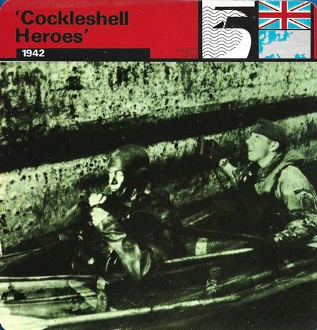 1977 Edito-Service World War II - Deck 88 #13-036-88-01 'Cockleshell Heroes' Front