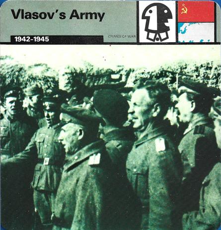 1977 Edito-Service World War II - Deck 88 #13-036-88-04 Vlasov's Army Front