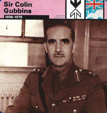 1977 Edito-Service World War II - Deck 101 #13-036-101-17 Sir Colin Gubbins Front