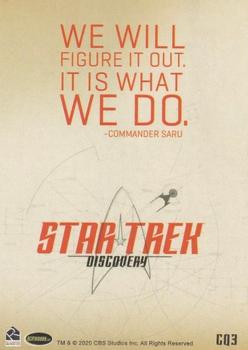 2020 Rittenhouse Star Trek Discovery Season Two - Character Quotes #CQ3 Saru Back