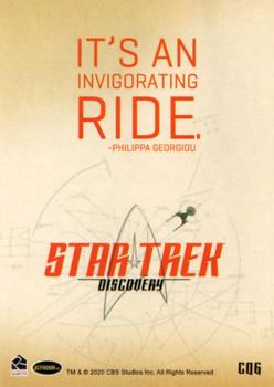 2020 Rittenhouse Star Trek: Discovery Season Two - Character Quotes #CQ6 Georgiou Back