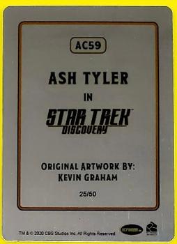 2020 Rittenhouse Star Trek Discovery Season Two - Starfleet's Finest Painted Portrait Metals #AC59 Ash Tyler Back
