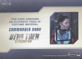 2020 Rittenhouse Star Trek Discovery Season Two - Relics #RC18 Commander Nhan Back