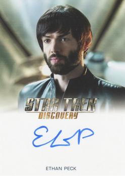 2020 Rittenhouse Star Trek: Discovery Season Two - Autographs (Full Bleed Design) #NNO Ethan Peck Front