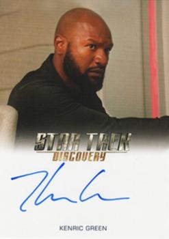 2020 Rittenhouse Star Trek: Discovery Season Two - Autographs (Full Bleed Design) #NNO Kenric Green Front