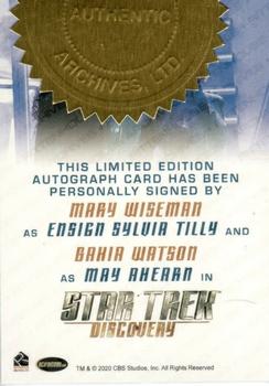 2020 Rittenhouse Star Trek Discovery Season Two - Limited Editions #NNO Mary Wiseman / Bahia Watson Back
