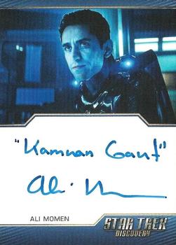2020 Rittenhouse Star Trek: Discovery Season Two - Autographed Inscriptions (Blue Border Design) #NNO Ali Momen Front