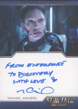 2020 Rittenhouse Star Trek: Discovery Season Two - Autographed Inscriptions (Blue Border Design) #NNO Rachael Ancheril Front