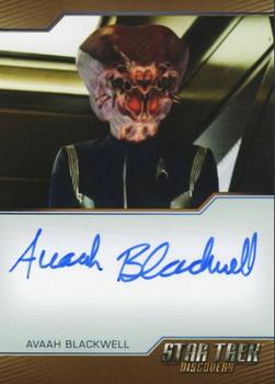 2020 Rittenhouse Star Trek Discovery Season Two - Autographs (Brown Border Design) #NNO Avaah Blackwell Front