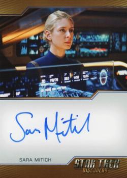 2020 Rittenhouse Star Trek Discovery Season Two - Autographs (Brown Border Design) #NNO Sara Mitich Front