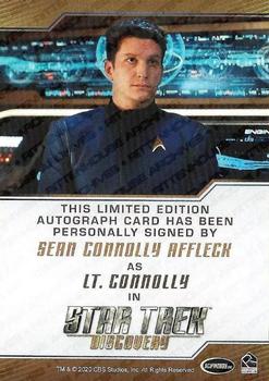 2020 Rittenhouse Star Trek Discovery Season Two - Autographs (Brown Border Design) #NNO Sean Connolly Affleck Back