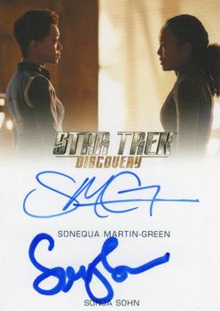 2020 Rittenhouse Star Trek Discovery Season Two - Dual Autographs #NNO Sonequa Martin-Green / Sonja Sohn Front