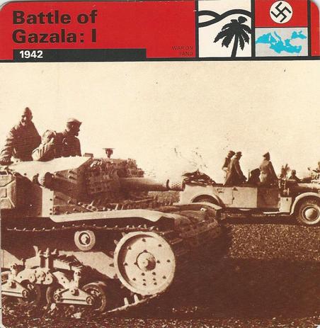 1977 Edito-Service World War II - Deck 11 #13-036-11-15 Battle of Gazala: I Front