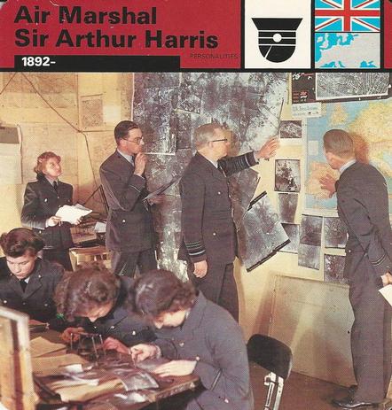 1977 Edito-Service World War II - Deck 13 #13-036-13-10 Air Marshal Sir Arthur Harris Front