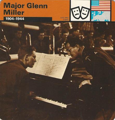 1977 Edito-Service World War II - Deck 14 #13-036-14-02 Major Glenn Miller Front