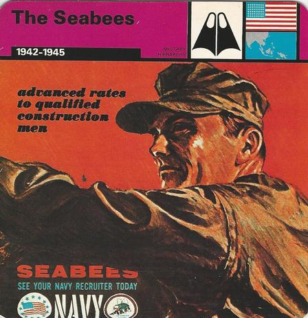 1977 Edito-Service World War II - Deck 16 #13-036-16-03 The Seabees Front