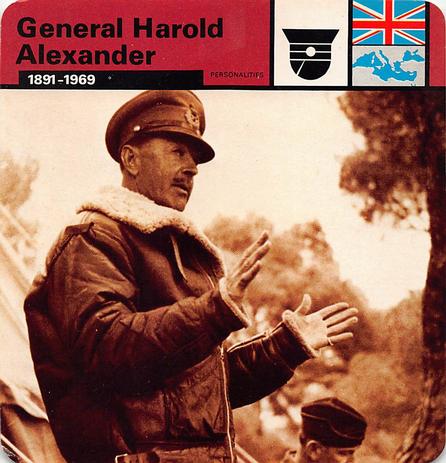 1977 Edito-Service World War II - Deck 23 #13-036-23-01 General Harold Alexander Front