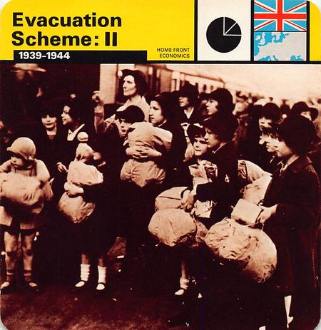 1977 Edito-Service World War II - Deck 23 #13-036-23-04 Evacuation Scheme: II Front