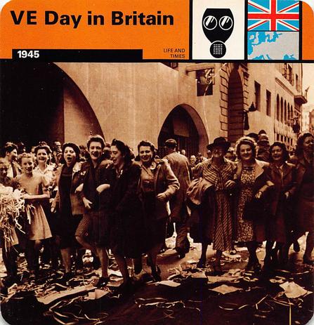 1977 Edito-Service World War II - Deck 23 #13-036-23-15 VE Day in Britain Front
