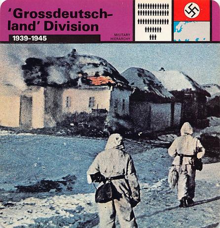 1977 Edito-Service World War II - Deck 24 #13-036-24-11 'Grossdeutschland' Division Front