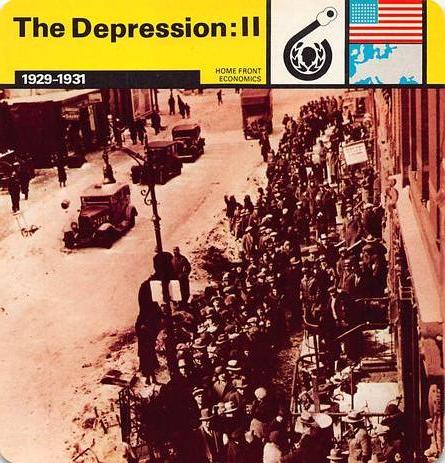1977 Edito-Service World War II - Deck 25 #13-036-25-07 The Depression: II Front