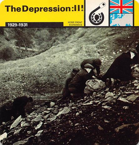 1977 Edito-Service World War II - Deck 25 #13-036-25-10 The Depression: III Front