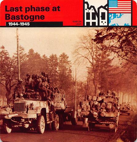 1977 Edito-Service World War II - Deck 25 #13-036-25-15 Last phase at Bastogne Front