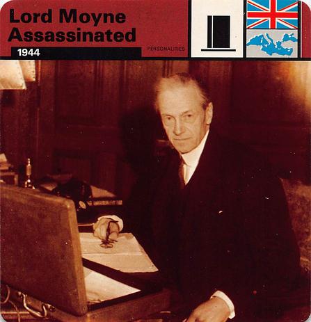 1977 Edito-Service World War II - Deck 33 #13-036-33-05 Lord Moyne Assassinated Front