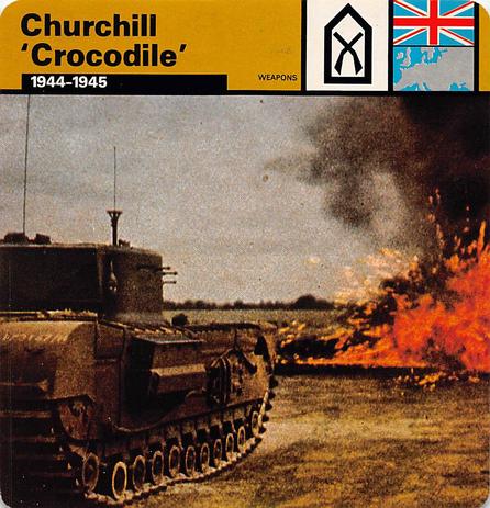 1977 Edito-Service World War II - Deck 33 #13-036-33-08 Churchill 'Crocodile' Front