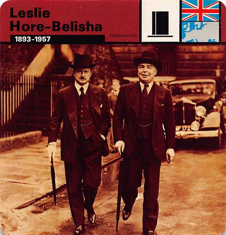1977 Edito-Service World War II - Deck 33 #13-036-33-17 Leslie Hore-Belisha Front