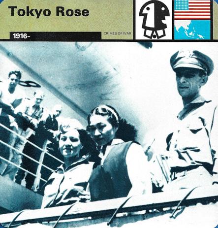 1977 Edito-Service World War II - Deck 30 #13-036-30-06 Tokyo Rose Front