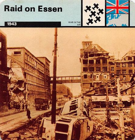 1977 Edito-Service World War II - Deck 69 #13-036-69-01 Raid on Essen Front