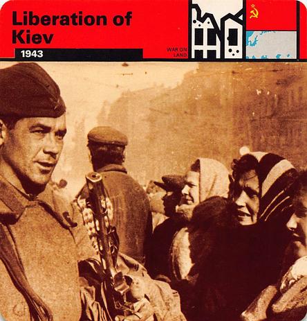 1977 Edito-Service World War II - Deck 68 #13-036-68-13 Liberation of Kiev Front