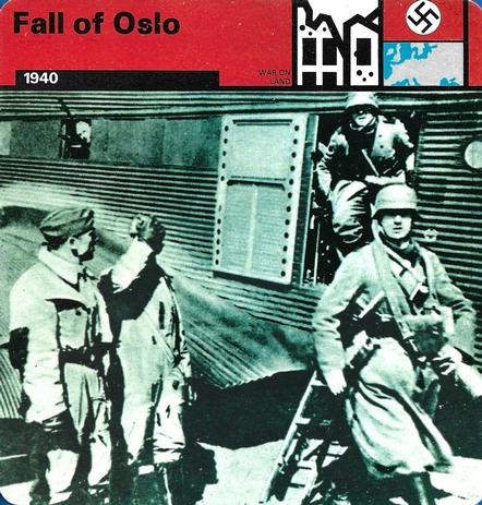 1977 Edito-Service World War II - Deck 73 #13-036-73-06 Fall of Oslo Front