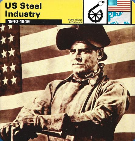 1977 Edito-Service World War II - Deck 78 #13-036-78-03 US Steel Industry Front