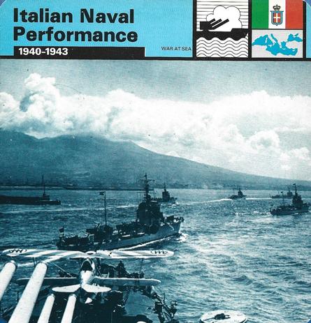 1977 Edito-Service World War II - Deck 78 #13-036-78-04 Italian Naval Performance Front