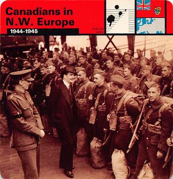 1977 Edito-Service World War II - Deck 64 #13-036-64-19 Canadians in N.W. Europe Front