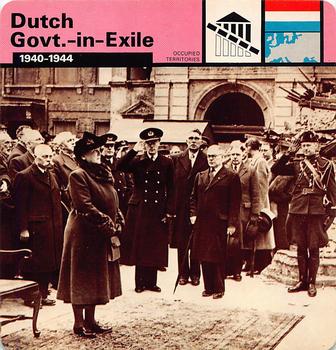 1977 Edito-Service World War II - Deck 64 #13-036-64-20 Dutch Govt.-in-Exile Front