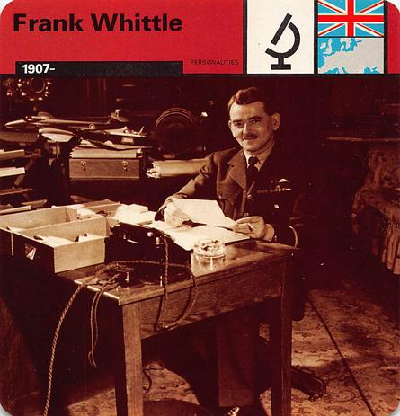 1977 Edito-Service World War II - Deck 48 #13-036-48-06 Frank Whittle Front