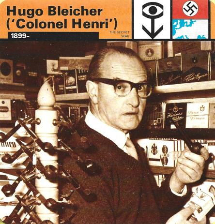 1977 Edito-Service World War II - Deck 55 #13-036-55-23 Hugo Bleicher Front