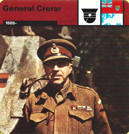 1977 Edito-Service World War II - Deck 40 #13-036-40-17 General Crerar Front