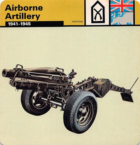 1977 Edito-Service World War II - Deck 43 #13-036-43-05 Airborne Artillery Front