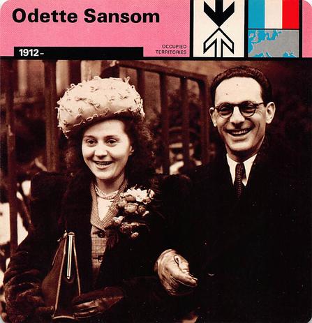 1977 Edito-Service World War II - Deck 60 #13-036-60-19 Odette Sansom Front