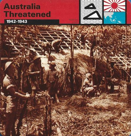 1977 Edito-Service World War II - Deck 32 #13-036-32-01 Australia Threatened Front