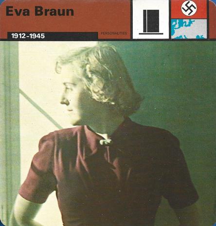 1977 Edito-Service World War II - Deck 32 #13-036-32-20 Eva Braun Front