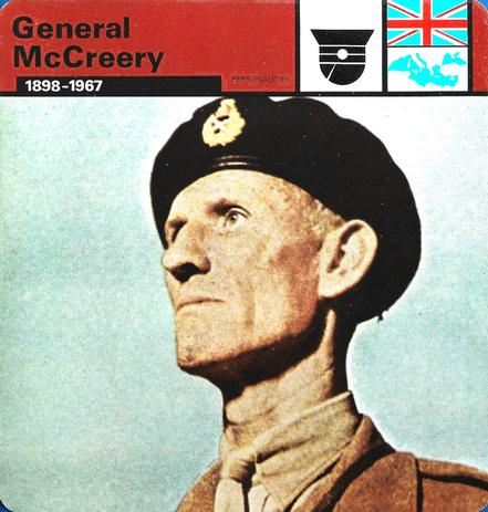 1977 Edito-Service World War II - Deck 38 #13-036-38-09 General McCreery Front