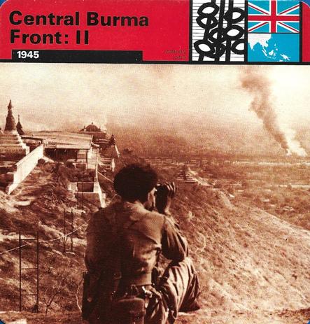 1977 Edito-Service World War II - Deck 34 #13-036-34-18 Central Burma Front: II Front