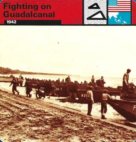 1977 Edito-Service World War II - Deck 31 #13-036-31-02 Fighting on Guadalcanal Front